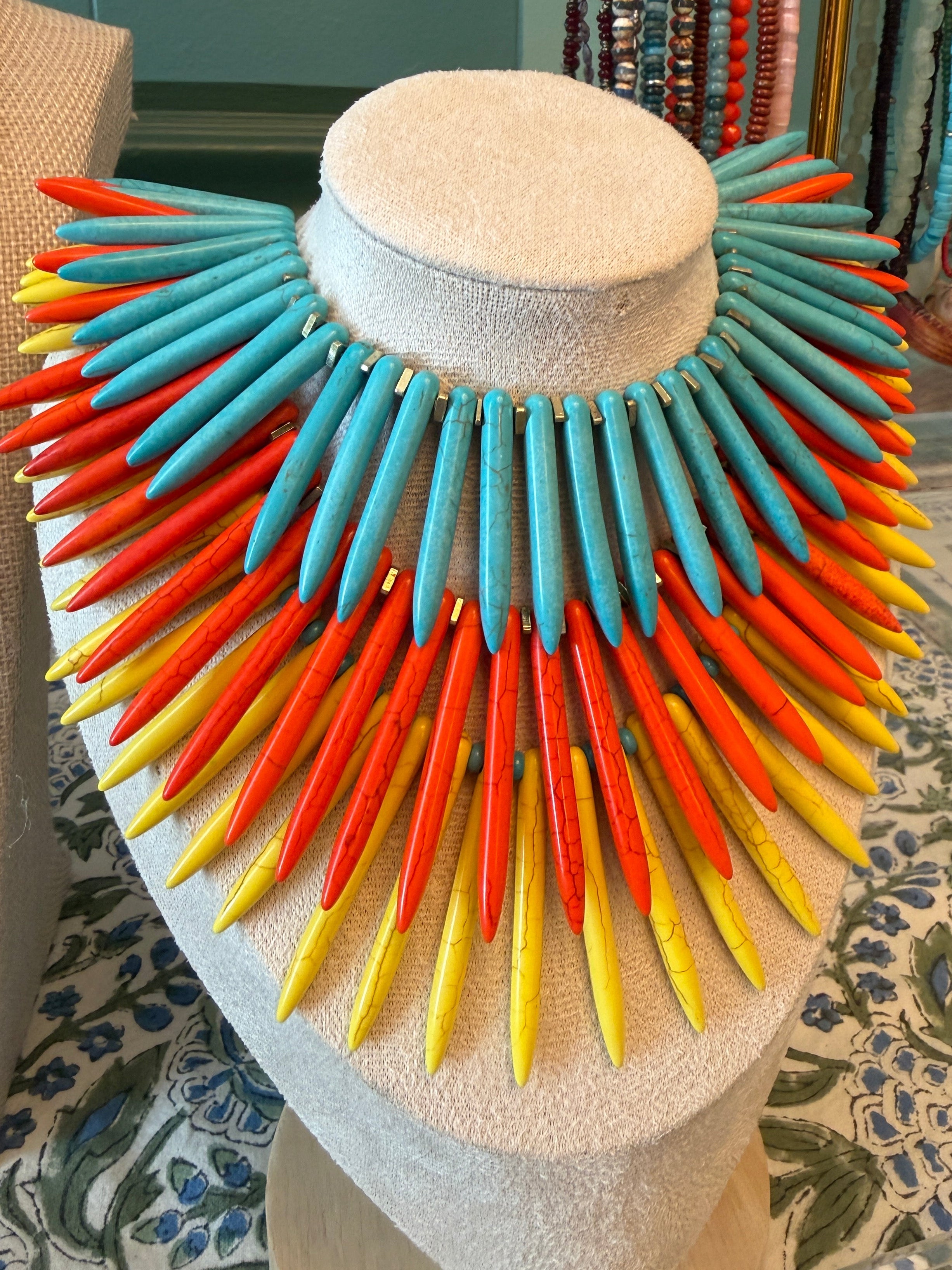 Fanned Necklaces